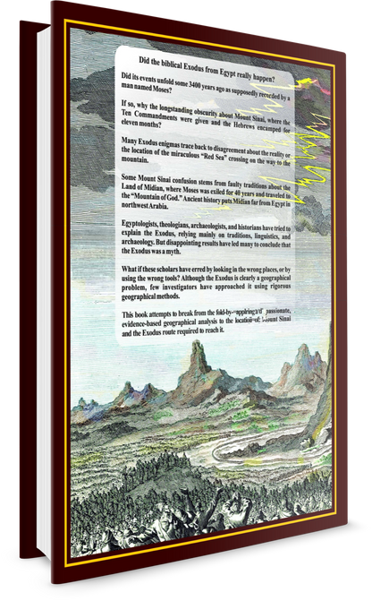 The Exodus Mysteries: of Midian, Sinai & Jabal al-Lawz Hardcover Book