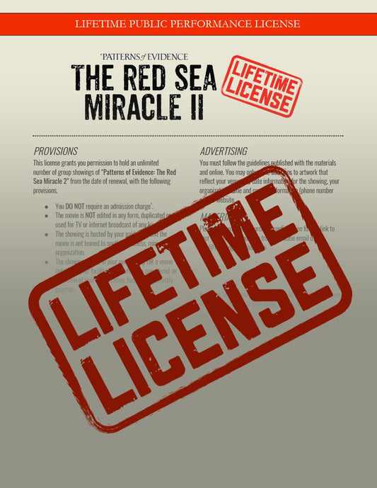 The Red Sea Miracle 2 PDF - Movie Event Kit Lifetime License Renewal