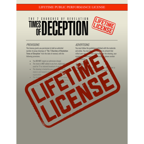 Times of Deception - Movie Event Kit Lifetime License Renewal