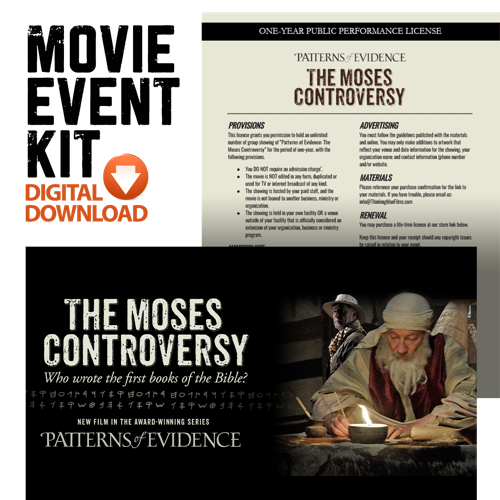 The Moses Controversy DVD/Digital - Movie Event Kit